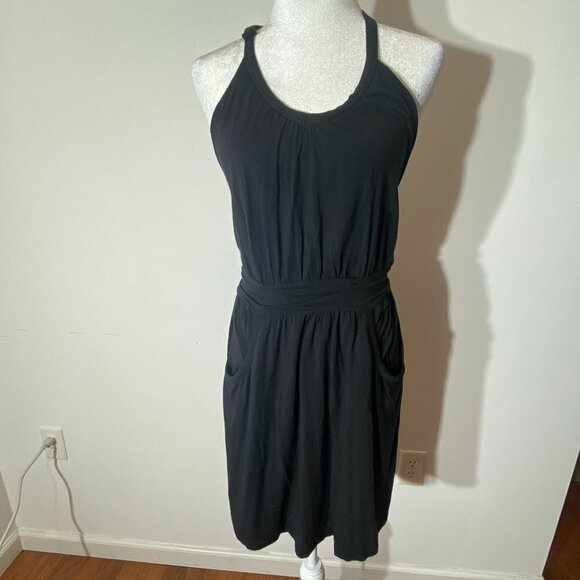 Athleta Women's Black Spaghetti Strap Dress - Size XS - Picture 1 of 8